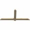 Ekena Millwork Eugene Rough Sawn Timber Gable Bracket, Douglas Fir, 60"W x 27"H x 2"D x 4"F, 11/12 Pitch GBW060X27X0204EUG00RDF - alternate 4